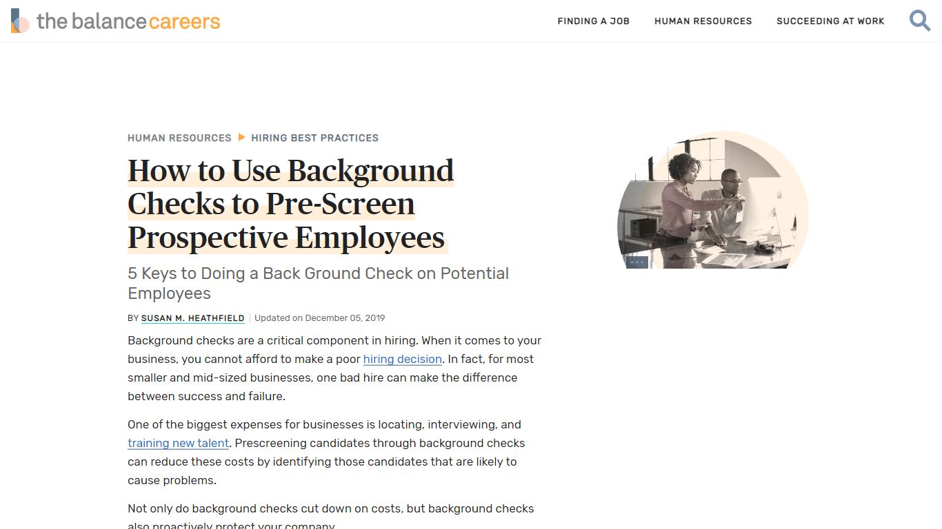 5 Keys to Doing a Back Ground Check on Potential Employees